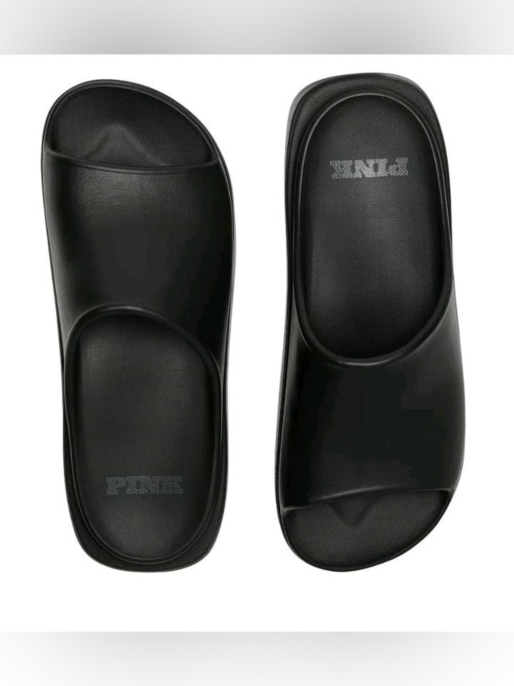 PINK Victoria's Secret Black Men's Slide Sandals